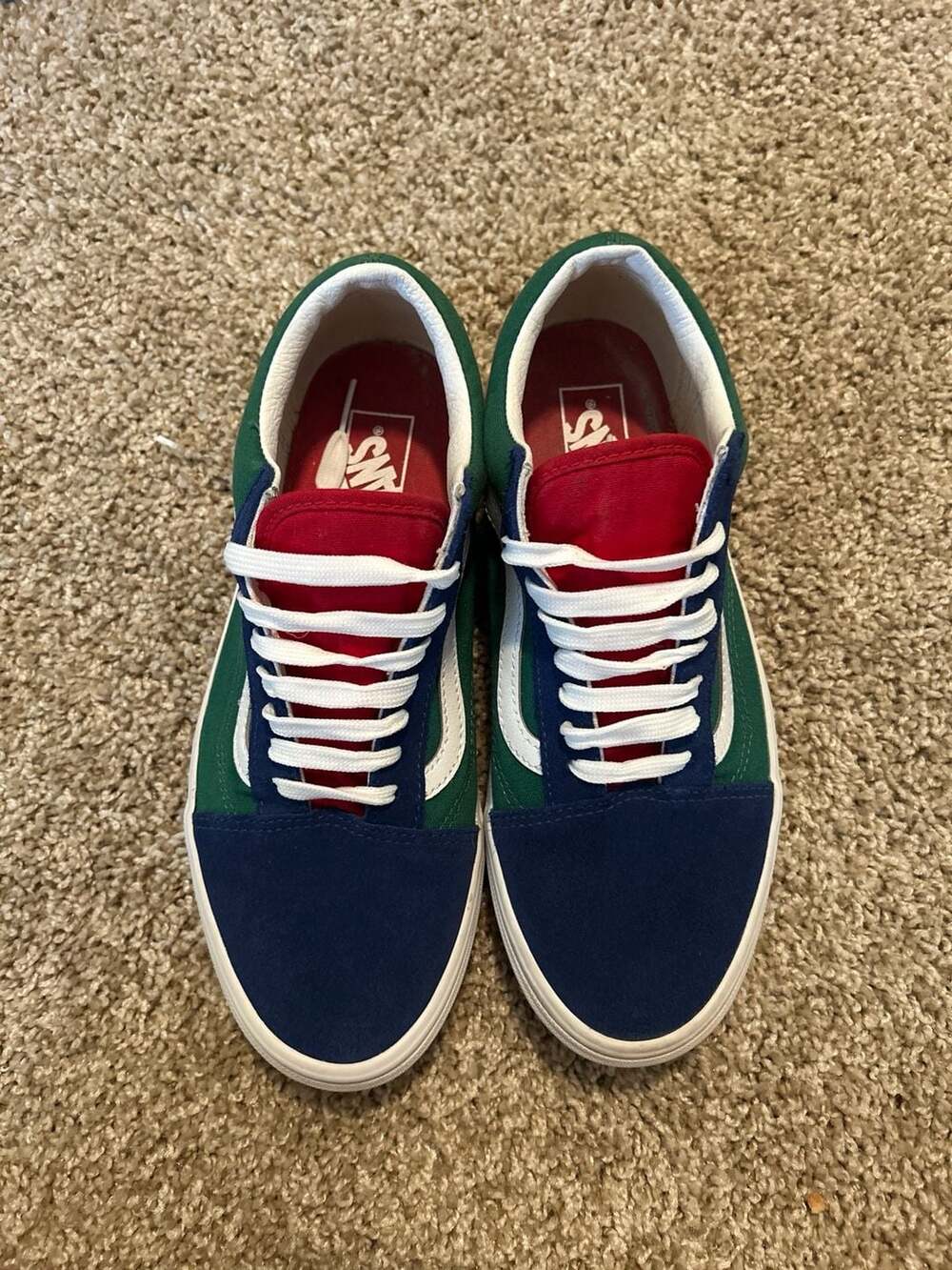 Vans Old Skool Yacht Club Multi Color Sneakers Men's 9 / Women's 10.5